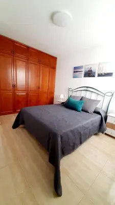 Cama o camas de una habitación en La Calma en Playa de Salinetas - cerca de playa y supermercado
