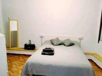 Cama o camas de una habitación en La Pernocta