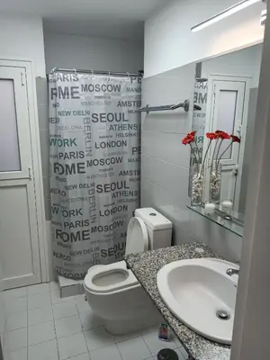 Un baño de BONITO BUNGALOW DUNAS DE MASPALOMAS