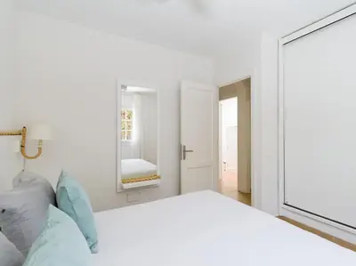 Cama o camas de una habitación en Bungalow Tunos Maspalomas