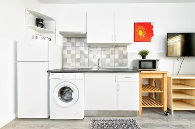 Una cocina o zona de cocina en DUPLEX en GREEN OASIS