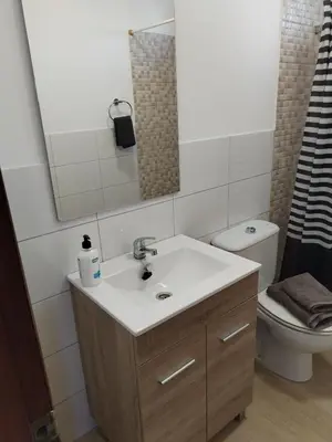 Un baño de Apartamento Sol A free parking air conditioning