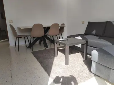 Zona de estar de Apartamento Sol A free parking air conditioning