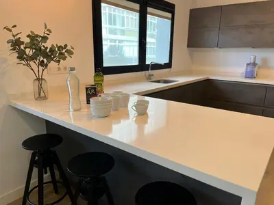 Una cocina o zona de cocina en Luxury Seaview Apartment Las Canteras