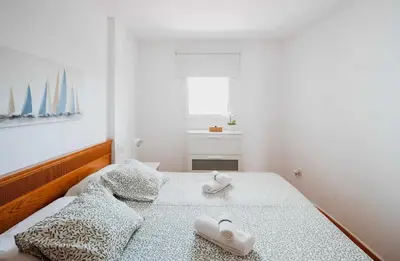 Cama o camas de una habitación en Apartamento Maypa 2 Salitre