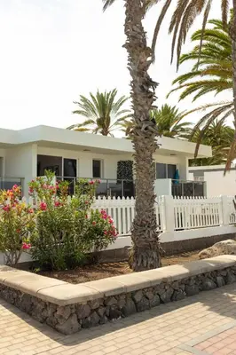 Jardín al aire libre en Apartamento Maypa 4 Arena