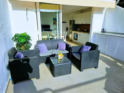 Zona de estar de Casa Ocean View