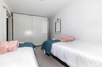 Cama o camas de una habitación en Apartamento Peka's Place