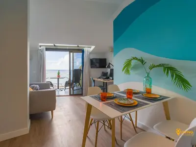 Zona de estar de Living Las Canteras Homes - SEA BREEZE BEACHFRONT