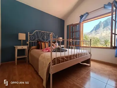 Cama o camas de una habitación en Chalet Juana La Concha Valle de Agaete
