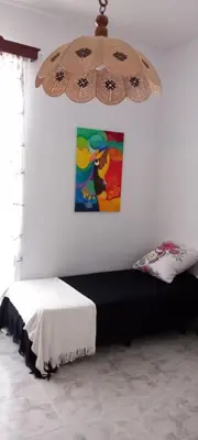 Cama o camas de una habitación en Casa Las Guayarminas