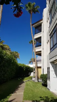 Jardín al aire libre en Costa Sur Apartamento en San Agustín