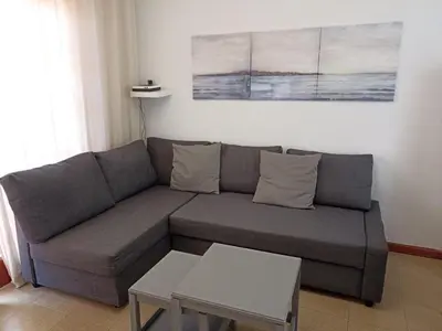 Zona de estar de Casa Ilian Vibbecanarias Duplex en Maspalomas