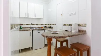 Una cocina o zona de cocina en Las Faluas