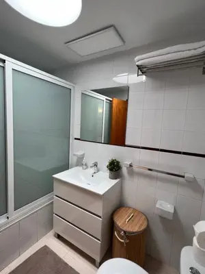 Un baño de Guayana 23 beach apartment