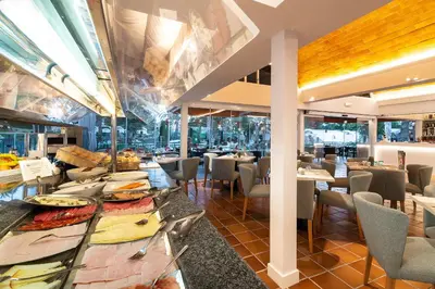 Zona de estar de Bungalows Cordial Biarritz