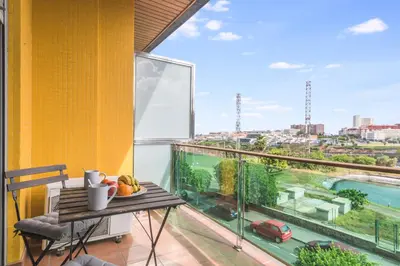 Un balcón o terraza de Home2Book Stylish&Comfy Apartment Rambla, Terrace