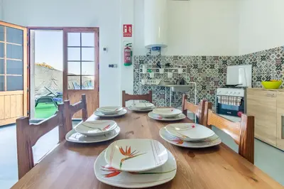 Una cocina o zona de cocina en Villa de Pino