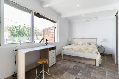 Cama o camas de una habitación en Bungalows Lapahi