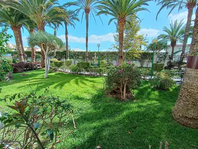 Jardín al aire libre en Maspalomas holiday Surycan