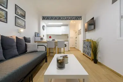 Zona de estar de Estudio en Playa de Las Canteras