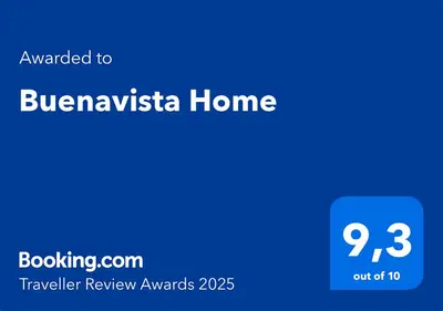 Certificado, premio, señal o documento que está expuesto en Buenavista Home