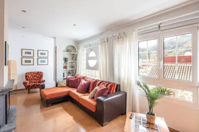 Zona de estar de Apartamento en el casco histórico de San Mateo