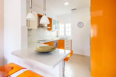 Una cocina o zona de cocina en Apartamento en el casco histórico de San Mateo