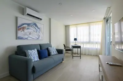 Zona de estar de RENOVADO APARTAMENTO 1º LINEA DE MAR
