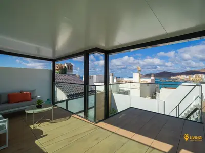 Un balcón o terraza de Living Las Canteras Homes - UNIQUE PENTHOUSE