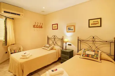 Cama o camas de una habitación en VCV BUNGALOW BELDA