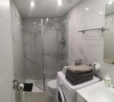 Un baño de Modernes Apartment in Los Juncos II mit Poolblick, 4 Etage in Top-Lage von Playa del Ingles