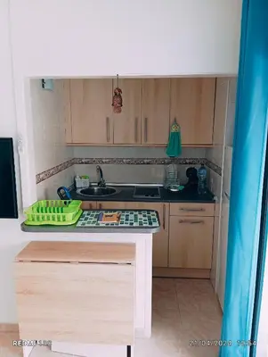 Una cocina o zona de cocina en Sol y Mar Puerto Paraiso