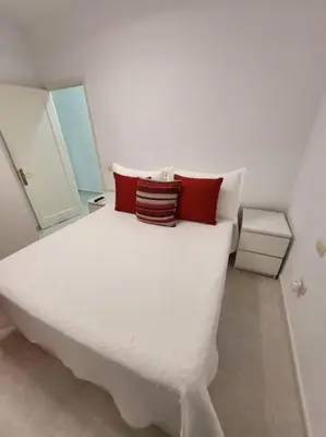 Cama o camas de una habitación en Apartamento Playa Grande