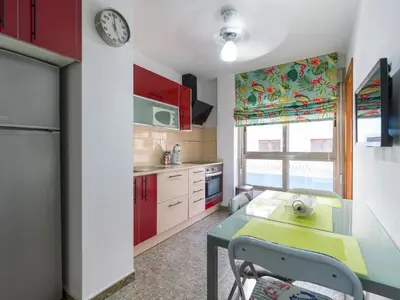 Una cocina o zona de cocina en Bluebeach