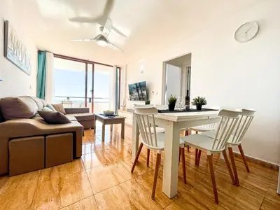Zona de estar de Blue Ocean Holiday Home