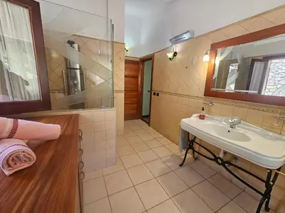 Un baño de Villa Mogaren