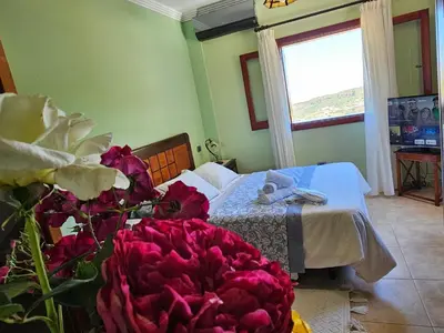 Cama o camas de una habitación en Villa Mogaren