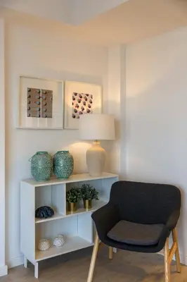 Zona de estar de Apartamento frente a la playa de Las Canteras S2