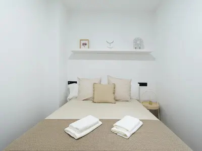 Cama o camas de una habitación en Radiant Beach Accommodation