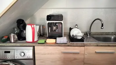 Una cocina o zona de cocina en Bungalow Duna Verde