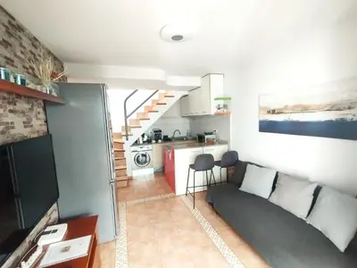 Una cocina o zona de cocina en Bungalow Duna Verde