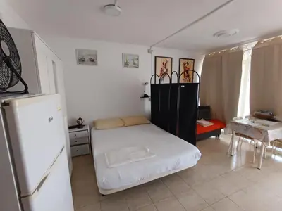 Cama o camas de una habitación en Relax Playa Ingles