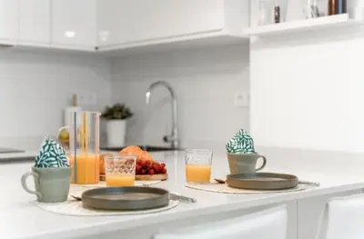 Una cocina o zona de cocina en Lindamar Canteras Beach House