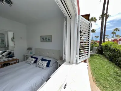 Cama o camas de una habitación en Beach Cottage
