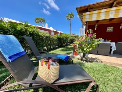 Jardín al aire libre en Beach Cottage
