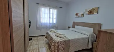 Cama o camas de una habitación en Altillo Vista Mar