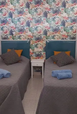 Cama o camas de una habitación en Playa del ingles Tamaran apartamento 509