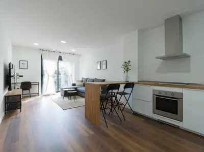 Una cocina o zona de cocina en Lovely Beach Accommodation