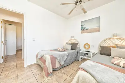 Cama o camas de una habitación en Apartamento Tropical en playa del inglés
